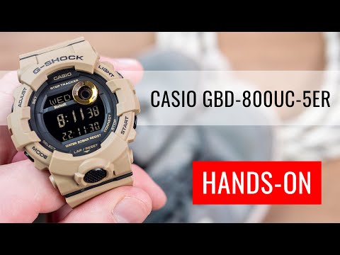 HANDS-ON: Casio G-Shock G-Squad GBD-800UC-5ER Utility Color Series - YouTube