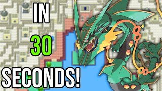 Pokemon Emerald in 30 Seconds!