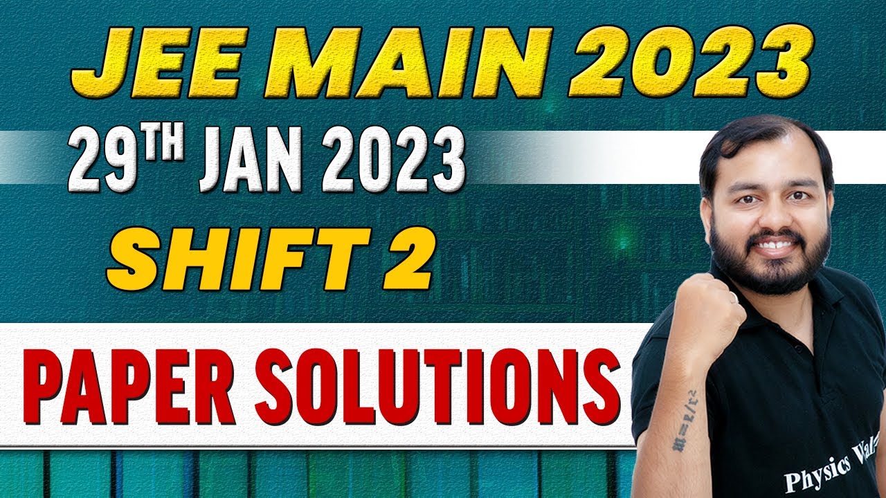 JEE MAIN 2023 Paper Discussion, Attempt 1🔥 || 29th Jan - Shift 2