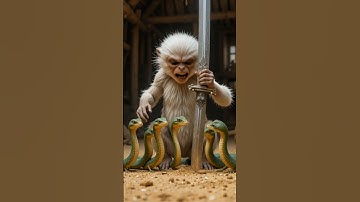 सांप के बच्चों का खौफनाक बदला 😱😱😭😭 #python #cobra #ai #hearttouching#monkey #trending#emotionalstory