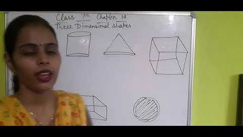 Class 7th chapter 19 ...three dimensional shapes