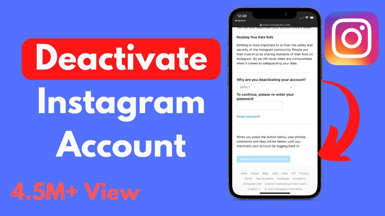 How to Deactivate Instagram Account (19)  Deactivate Your Instagram  Account