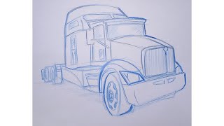 Adım Adım Kolay Tır Çizimi - Easy Truck Drawing Step by Step @cizersin