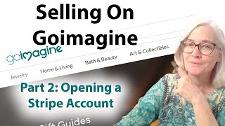 2 Opening a stripe account for Goimagine