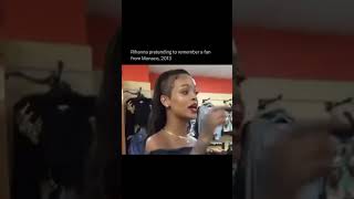 The Rihanna Fan Interaction Masterclass. #shorts #rihanna