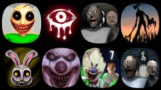 Branny Baldi Ice Scream 💥 Eyes 💥 Granny 2 💥 Siren Head Field 💥 Mr Hopps 3 💥 IT Horror Clown 🌟 screenshot 3