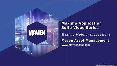 Maximo Mobile: Inspections
