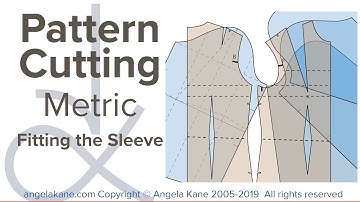 Angela Kane Pattern Cutting - Metric - Fitting the Sleeve Block