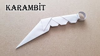 MAKING PAPER KARAMBIT - ( How To Make a Paper Karambit )