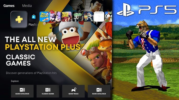 PlayStation®Plus  Hundreds of games to download and play, PlayStation  classics, game trials and more