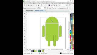 How to create Professional Android Logo and Symbol  | Nabeel Graphics#coreldraw #ytshort #viralvideo