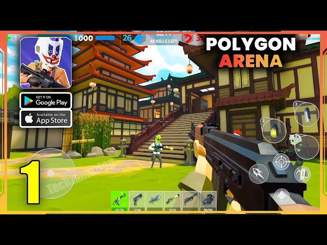 Polygon Arena : Arena Shooter ( Android, iOS ) Part - 2 