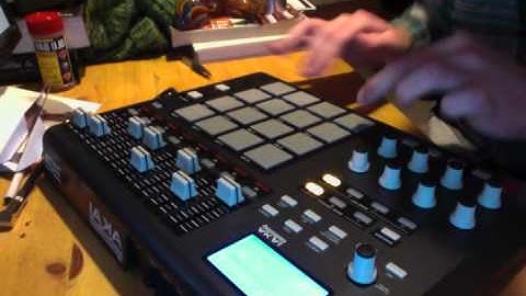 Working in Ableton with my AKAI MPD 32