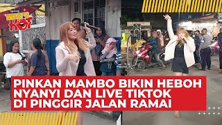 Download Lagu Pinkan Mambo Ketahuan Nyanyi Sambil Live Tiktok di Pinggir Jalan, Publik Dibuat Heboh MP3