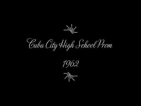 Cuba City High School Prom 1962