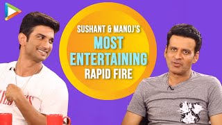 EPIC RAPID FIRE: Sushant Singh Rajput & Manoj Bajpayee On Tinder, Mahatma Gandhi, Biopics etc