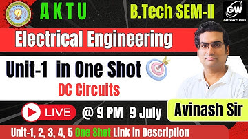 Unit-1: DC Circuits | One Shot Revision 🔥 | Electrical Engineering 💡