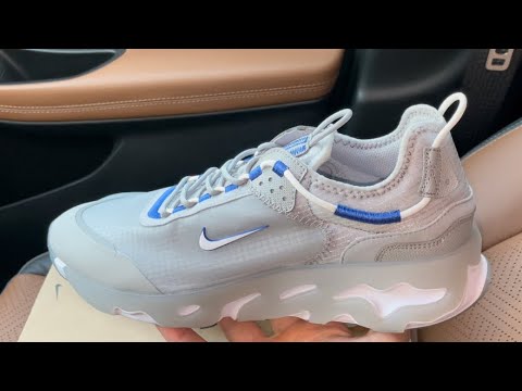 Nike React Live Light Smoke Grey shoes 