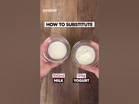 Here are the most common ingredient substitutions 🤓 #cookistwow #shorts