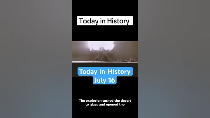 The First Atomic Bomb Test | Trinity Explosion | July 16, 1945