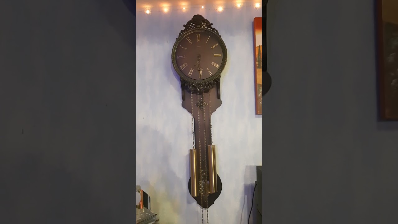 (very old video) my broken hermle wag on the wall chiming