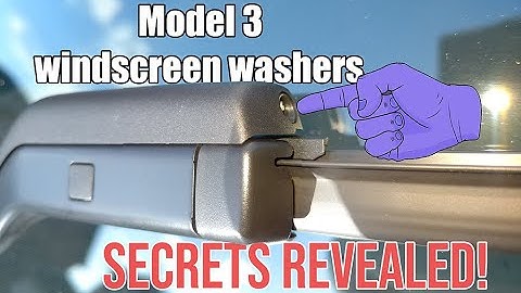 Tesla Model 3 windscreen washer secrets revealed!