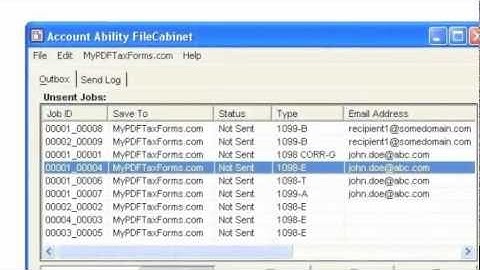 Account Ability 1099 and W2 Software