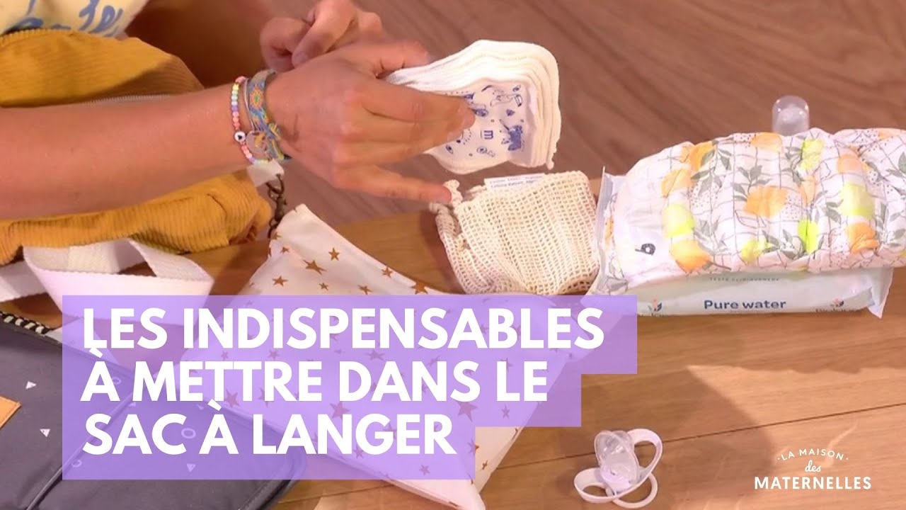 Que mettre dans un sac à langer ? - Couche Bébé