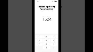 Realistic input prototype using figma variables. #figma #prototype #uxuidesign #variables #shorts