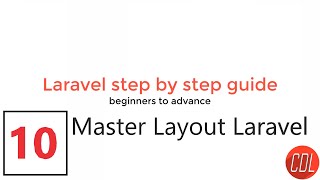 Master/fixed layout in Laravel. 
