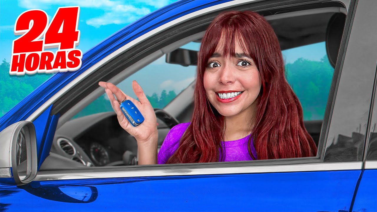 24 HRS ESCONDIDA EN EL AUTO DE MI NOVIO -  SALE MAL😳🤫