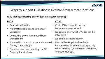 QB POWER HOUR: Working with QuickBooks Desktop Remotely + Qbox