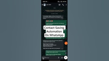 Contact Saving Automation On WhatsApp #sales #leads #marketing #autoreply #whatsappautomation #bot