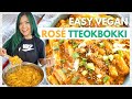 VEGAN ROSÉ TTEOKBOKKI RECIPE (SPICY KOREAN ROSÉ RICE CAKES)