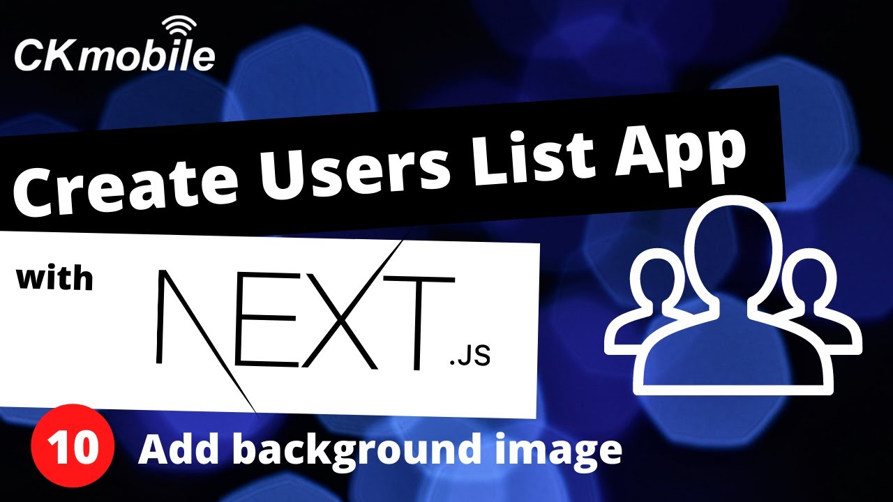 Next.js Tips - How to Set a Next js set background image for a Beautiful Page