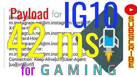 How to create LOW PING 42 ms EHI in IG10