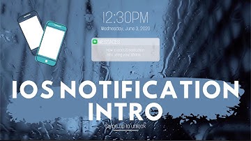 How to edit AESTHETIC IOS Notification Youtube Intro USING MY PHONE  2020 | Jessica Vu Inspired