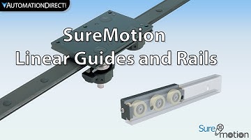SureMotion Linear Guides & Rails from AutomationDirect