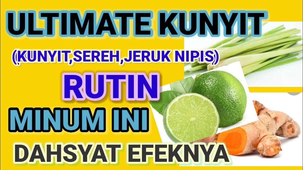 RESEP JSR KUNYIT SEREH DAN JERUK NIPIS YouTube