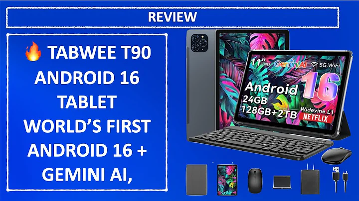 🔥 TABWEE T90 Android 16 Tablet Review | World’s First Android 16 + Gemini AI, 24GB RAM, 2TB Expand!