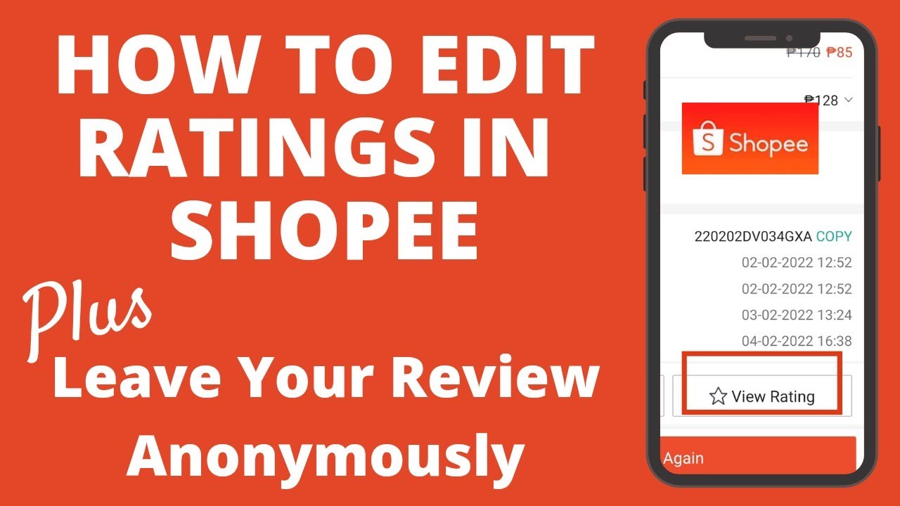 HOW TO EDIT PRODUCT RATINGS IN SHOPEE 2022  Quick Tutorial #shopee  #shopeeapp 