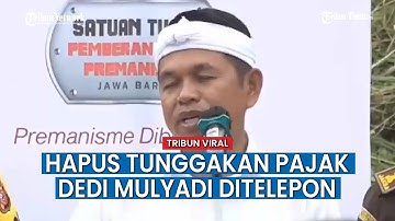 Gegara Hapus Tunggakan Pajak Kendaraan, Dedi Mulyadi Ditelepon Gubernur Jateng hingga Banten