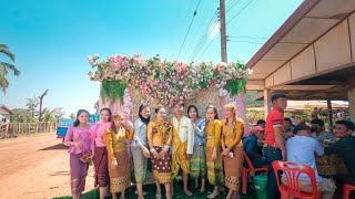 งานแต่งฝั่งลาว ງານດອງຝັ່ງລາວ Wedding in my village