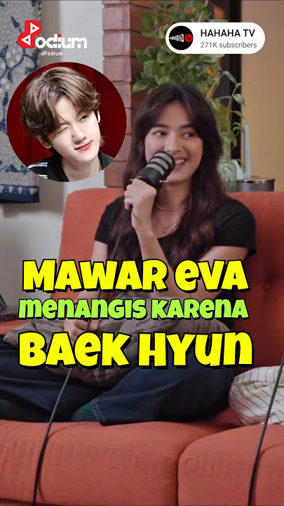 Mawar Eva de Jongh Menangis Gara-Gara Baek Hyun #EXO #mawareva #baekhyun #kpop