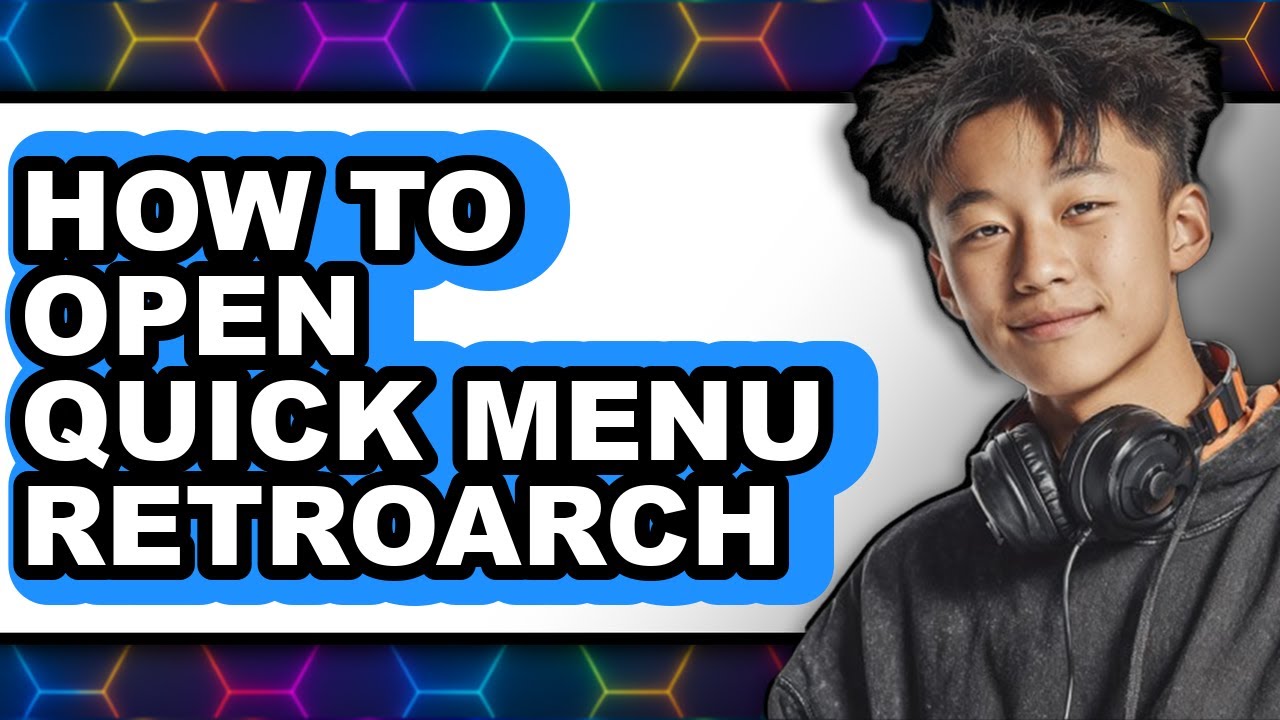 How to Open Quick Menu Retroarch (only Way) - YouTube