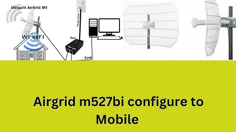 How to configure Ubiquiti Airgrid M5 27dbi on access point mode