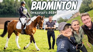 RIDING AT BADMINTON GRASSROOTS Pt 1 | XC Course Walk & Dressage