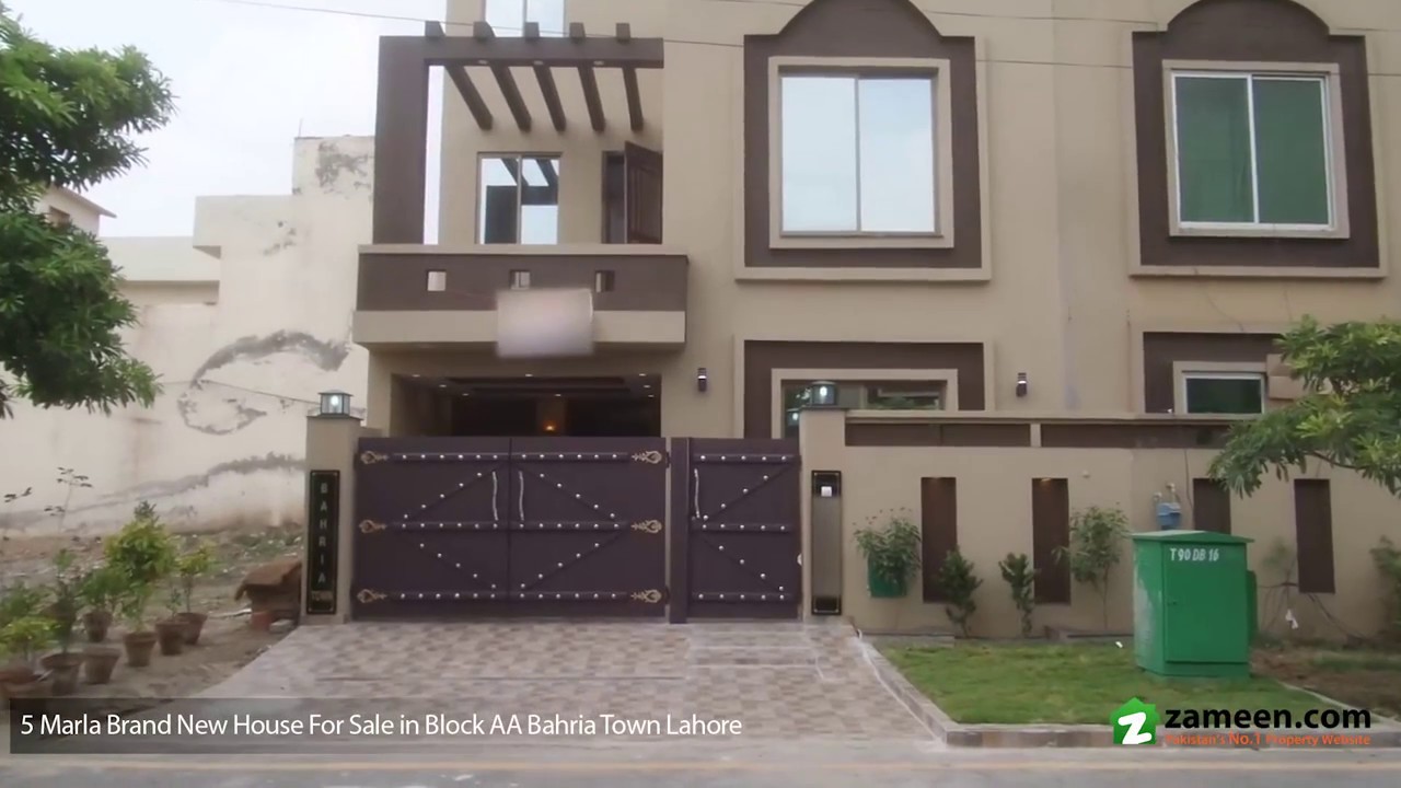 5 MARLA BRAND NEW HOUSE IS AVAILABLE FOR SALE IN BAHRIA 