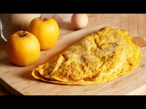 Vidéo: Omelette Sucrée Aux Pommes Caramélisées