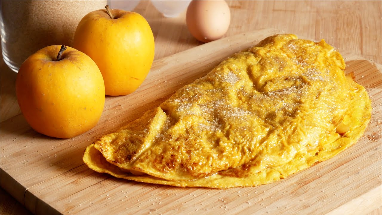 Omelette Sucree Aux Pommes Youtube Omelette Sucree Aux Pommes Youtube